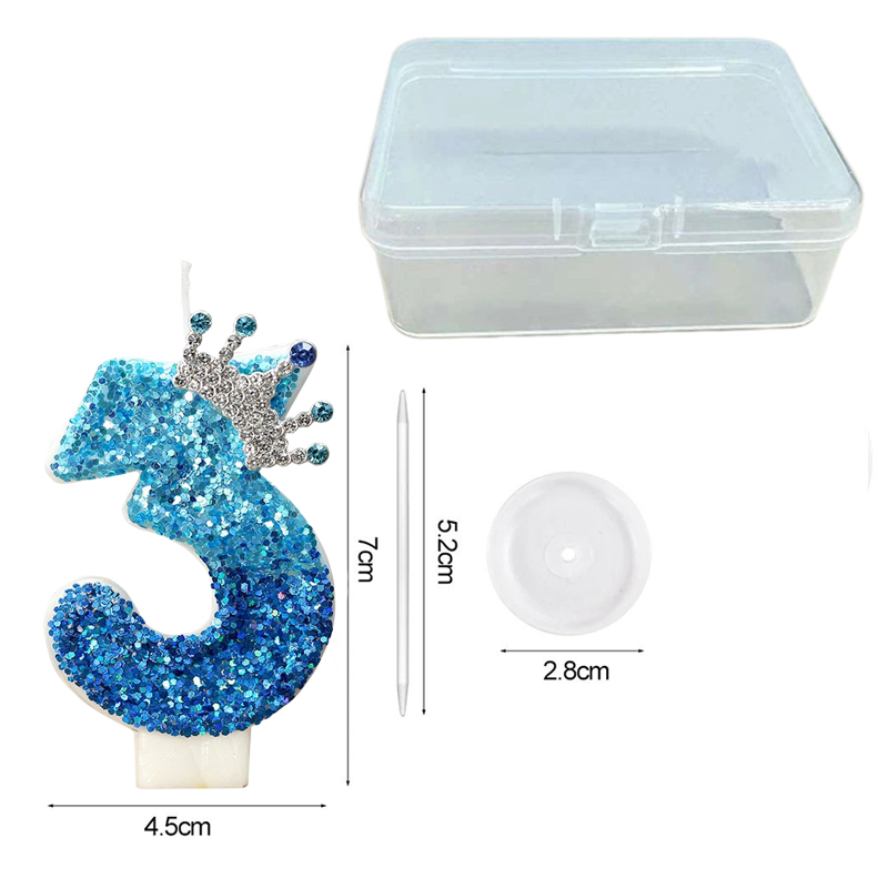 Vela Digital Criativa Azul Pav - Supplies Of Candle avaliação e preço