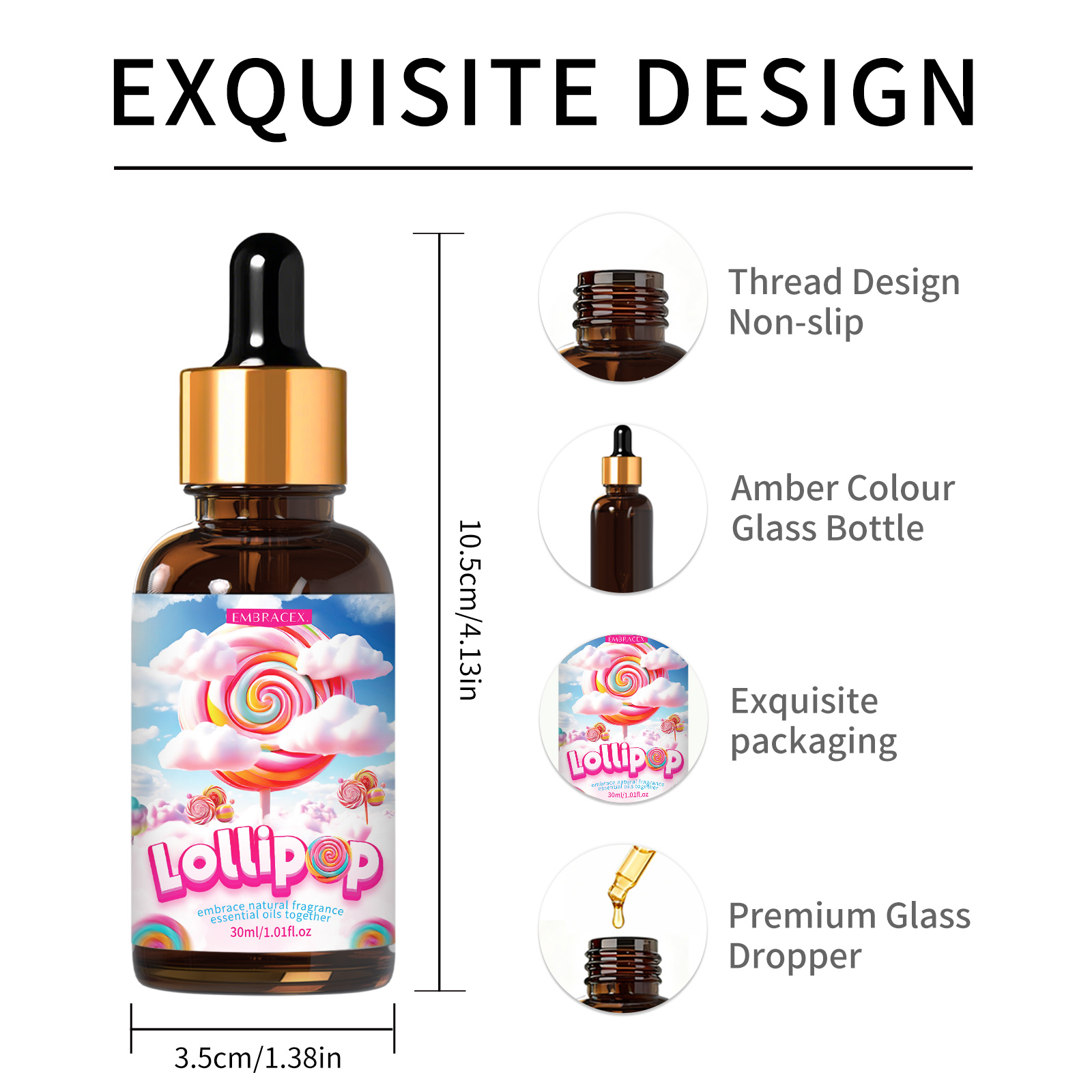 Óleos Essenciais Lollipop de 3 - Candle Fragrance Supplies avaliação e preço