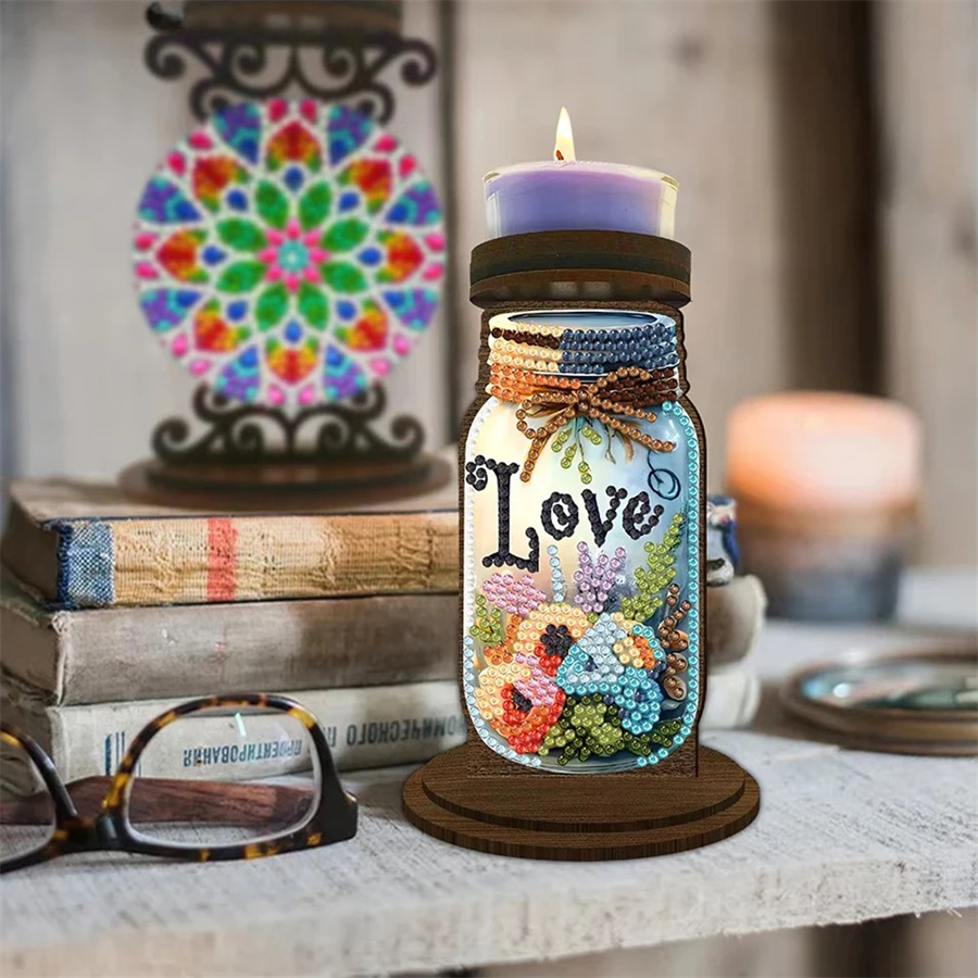 Porta-velas com tema de amor,  - Supplies Of Candle avaliação e preço